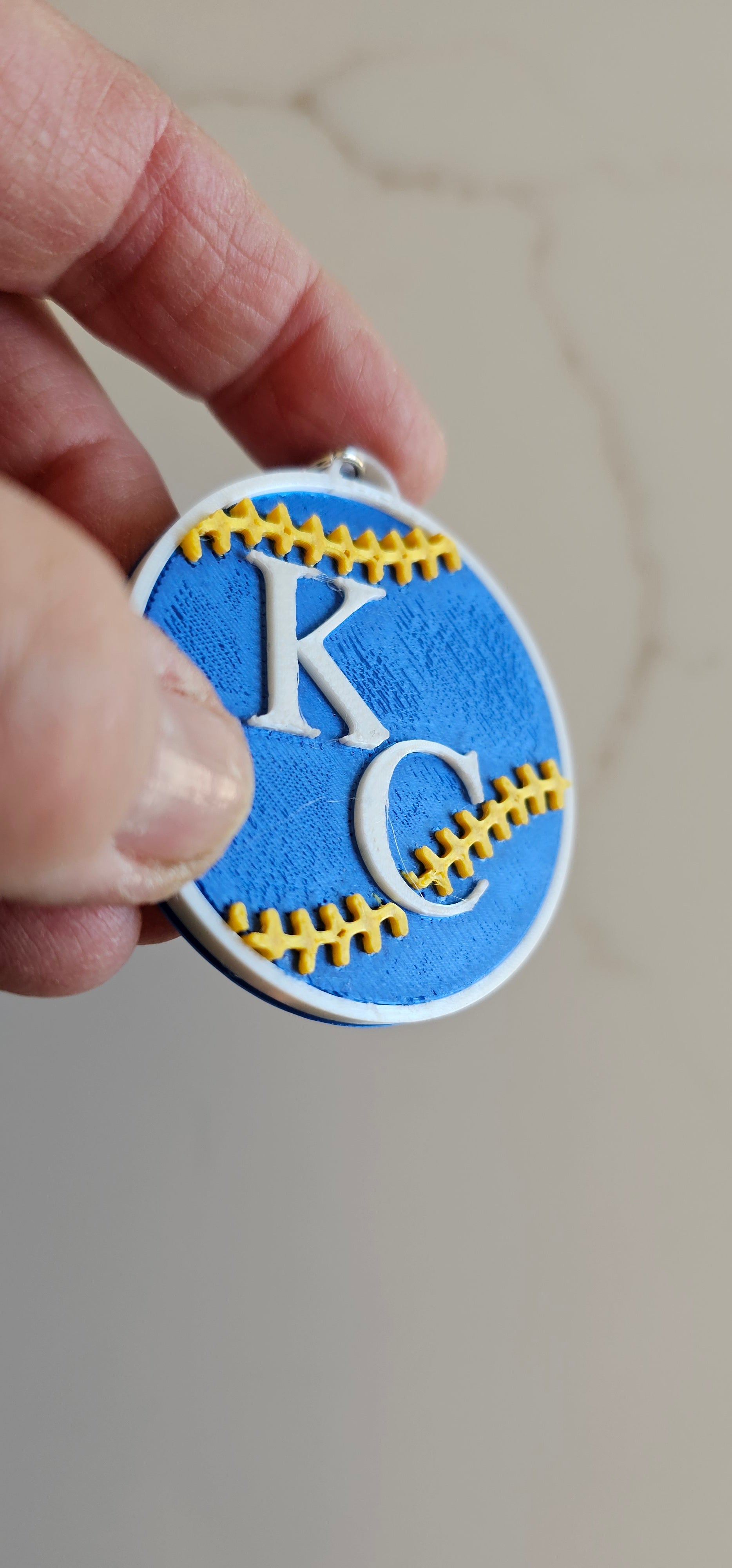 3D Print Royals Kc Baseball Kansas City Ornament Baha Ranch Western Wear