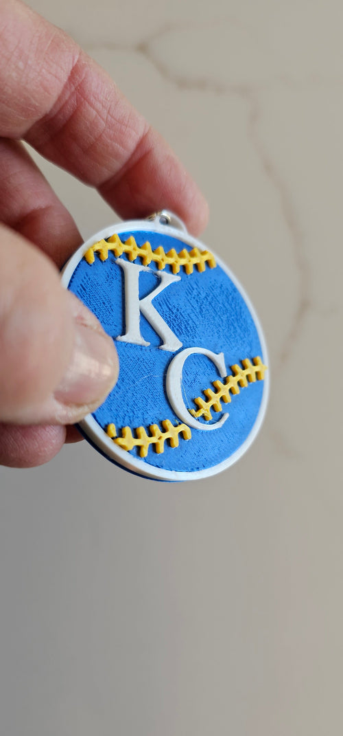 3D Print Royals Kc Baseball Kansas City Ornament Baha Ranch Western Wear