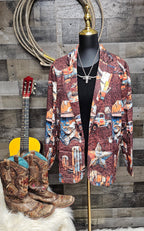 Baha Ranch Western Ways Women's Blazer Baha Ranch Western Wear