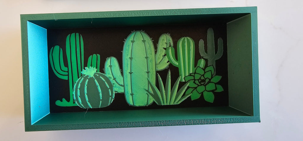 3d Print Cactus Gift Box Baha Ranch Western Wear