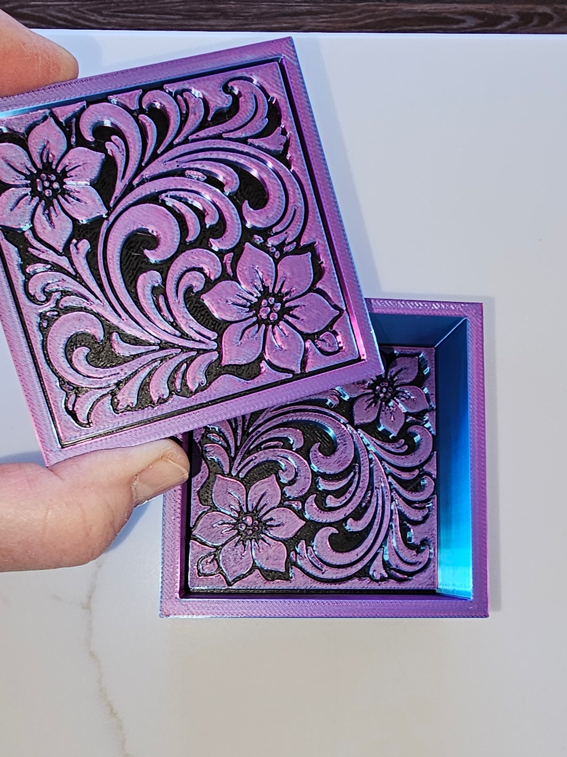 Baha Ranch 3D Tooled Gift Box - choice of colors and sizes Baha Ranch Western Wear