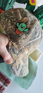 3d Happy Cactus Hat Pin Baha Ranch Western Wear
