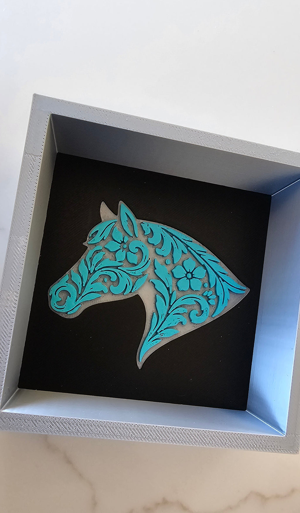 Baha Ranch 3D Tooled Gift Box - choice of colors and sizes Baha Ranch Western Wear