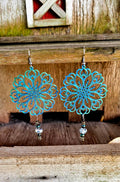 3D Print Boho Earrings Made in America Baha Ranch Western Wear
