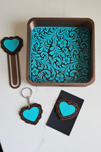 Baha Ranch 3D Deluxe Mom Daughter Bride Gift Set  Tray Keychain Pin Bookmark Baha Ranch Western Wear