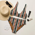 Yeehaw cocoa aztec Bikini XS Baha Ranch Western Wear