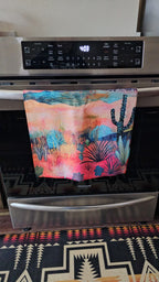 Desert Dreaming Set of 4 Kitchen Dish Towels Made in America Baha Ranch Western Wear