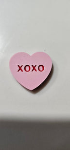 3d Printed Candy Conversation Heart Pins or Earrings Made in America Baha Ranch Western Wear