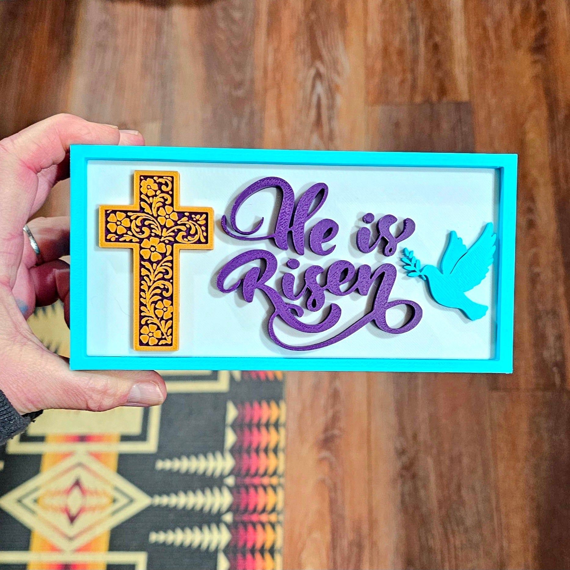 3d Print He Is Risen Faith Trinket Gift Box Baha Ranch Western Wear