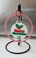 3D Printed Christmas Advent Calendar Ornament Baha Ranch Western Wear