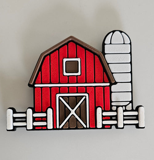 3d Farm Animal Cow Horse Tractor Magnets - Build your own farm - choice of styles Baha Ranch Western Wear