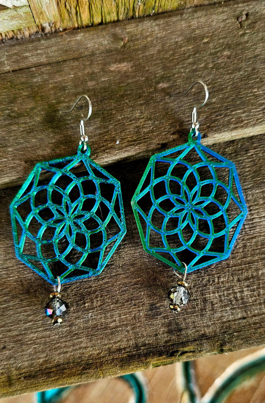 3D Print Boho Earrings Made in America Baha Ranch Western Wear