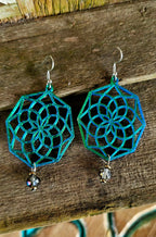 3D Print Boho Earrings Made in America Baha Ranch Western Wear