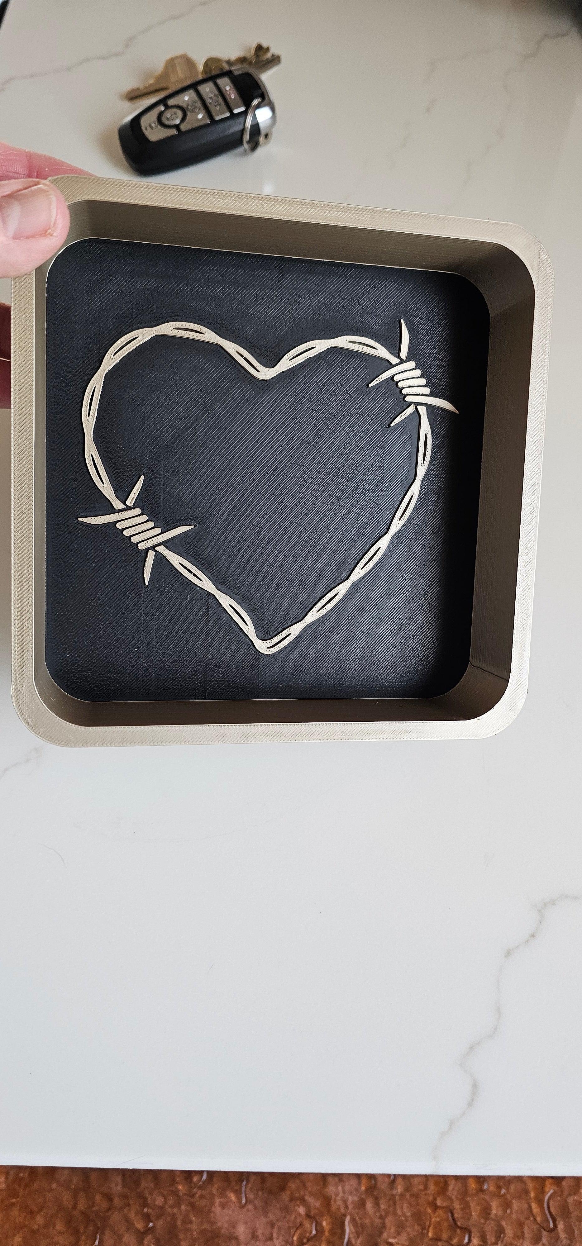 Baha Ranch 3d Print Western Longhorn Cowboy Cowgirl Accessory Tooled Tray Baha Ranch Western Wear
