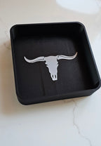 Baha Ranch 3d Print Western Longhorn Cowboy Cowgirl Accessory Tooled Tray Baha Ranch Western Wear