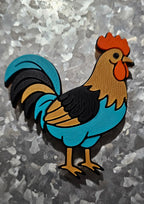 3d Farm Animal Cow Horse Tractor Magnets - Build your own farm - choice of styles Baha Ranch Western Wear