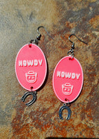 3D Printed Word Salad Earrings Baha Ranch Western Wear