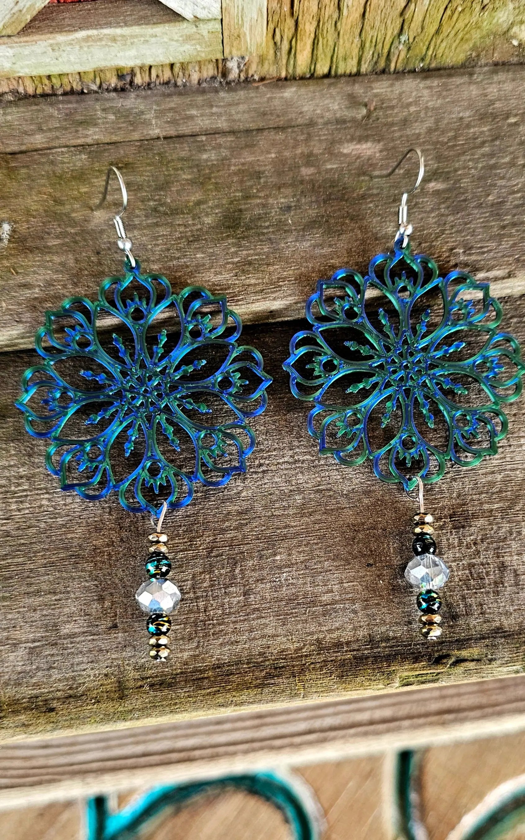 3D Print Boho Earrings Made in America Baha Ranch Western Wear