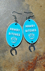 3D Printed Word Salad Earrings Baha Ranch Western Wear