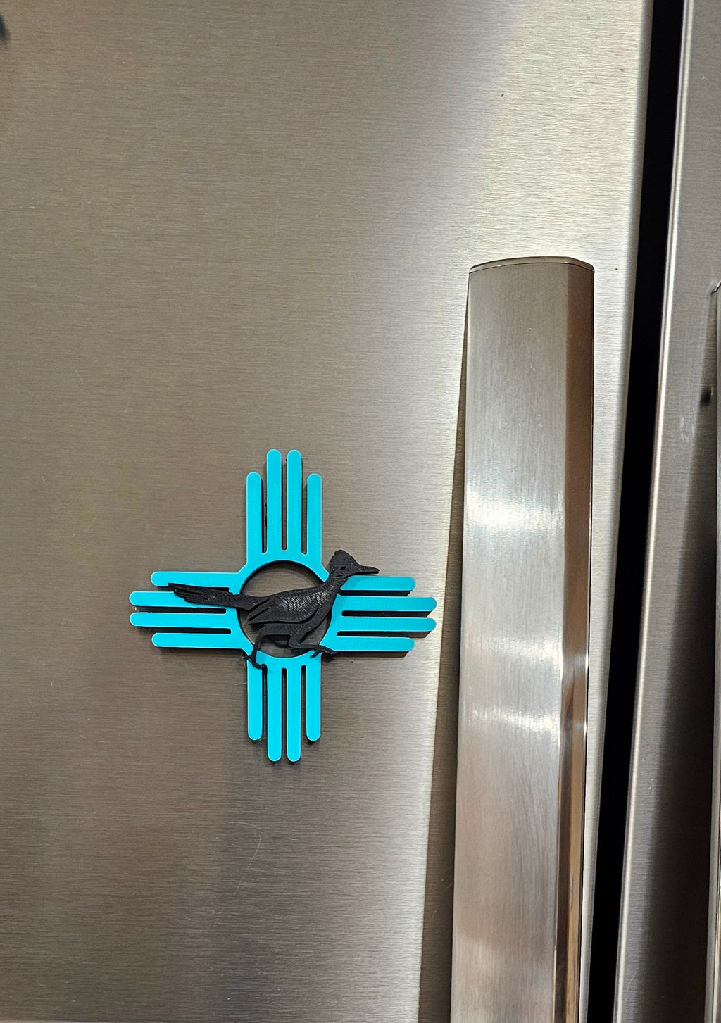 3D New Mexico Zia Magnet or Bookmark or Keychain or Earrings Baha Ranch Western Wear