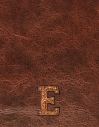 Monogrammed Initial Western Leather Look Saddle Longhorn Cowboy Cowgirl Kitchen Dish Towels Made in America Baha Ranch Western Wear