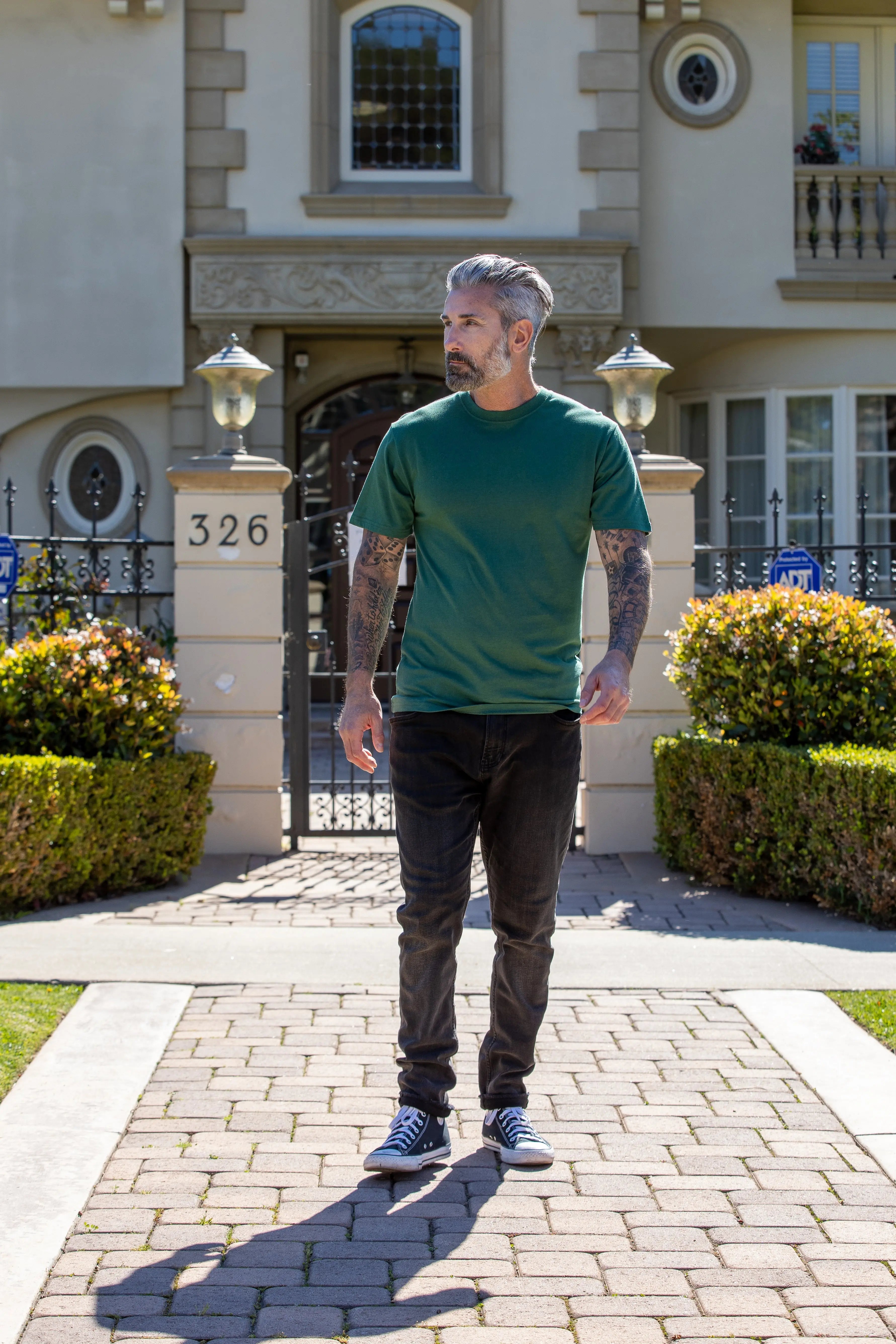 The Original Men's Bamboo Viscose/Organic Cotton Short Sleeve T-Shirt - Classic Cut Spun Bamboo