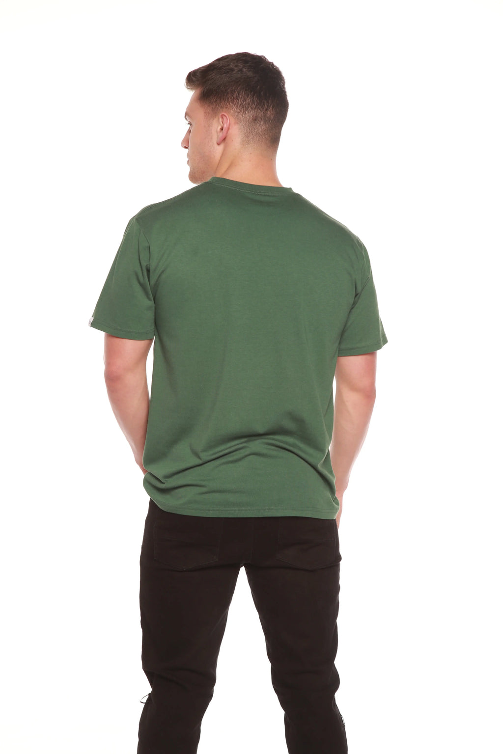 The Original Men's Bamboo Viscose/Organic Cotton Short Sleeve T-Shirt - Classic Cut Spun Bamboo