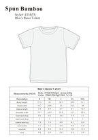 The Original Men's Bamboo Viscose/Organic Cotton Short Sleeve T-Shirt - Classic Cut Spun Bamboo